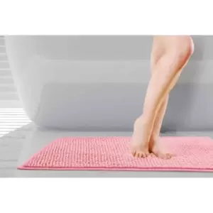 Crossland Grove Emma Barclay Noodle Non-slip Bath Mat 45 X 75Cm Dusky Pink