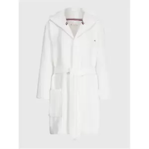 Tommy Bodywear Waffle Bathrobe - White