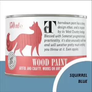 Thorndown Squirrel Blue Wood Paint 150ml