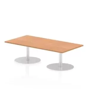 Italia Poseur Table Rectangle 1600800 Top 475 High Oak