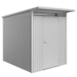 Biohort AvantGarde Metal Shed A2 Standard door 5' 9'' x 8' 5'' - Metallic Silver