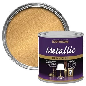 Rust-Oleum Gold effect Multi-surface Special effect Paint 250ml