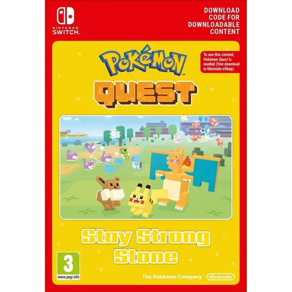 Pokemon Quest Stay Strong Stone Nintendo Switch Game