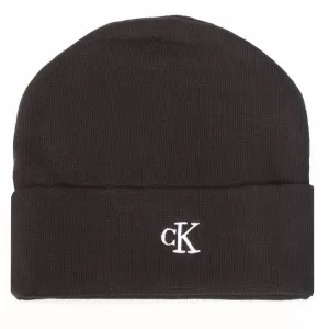 Calvin Klein Jeans Monogram Beanie Hat - Black