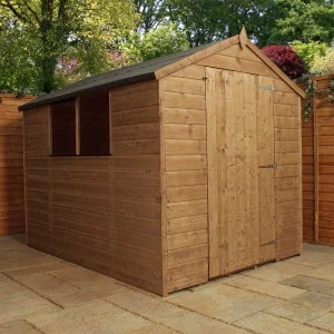 Mercia Pressure Treated Shiplap Apex Shed - 8 x 6ft