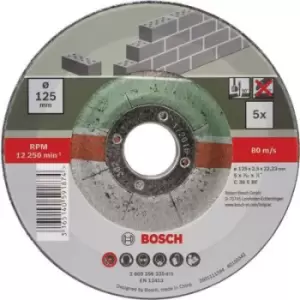 Bosch Accessories C 30 S BF 2609256335 Cutting disc (off-set) 125mm 22.23mm 5 pc(s)