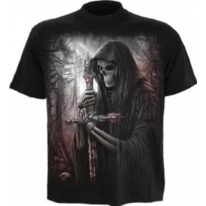 Spiral Soul Searcher T-Shirt Medium Black