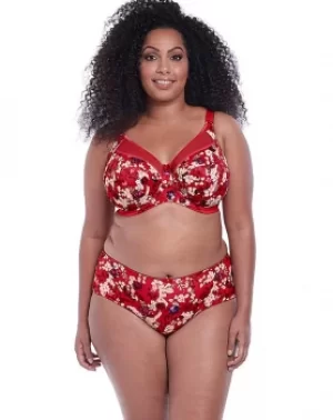 Goddess Kayla Full Cup Red Print Bra