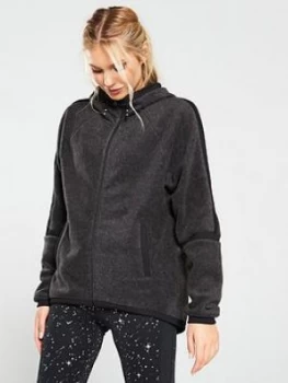 Nike Training Full Zip Cosy Hoodie - Black, Size L, Women