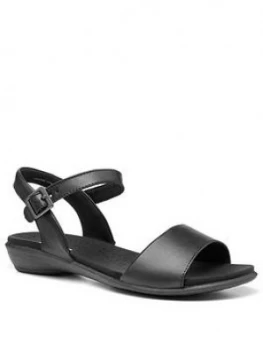 Hotter Tropic Wide Fit Sandals - Black, Size 8, Women