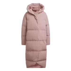 adidas Big Baffle Down Coat Womens - Purple