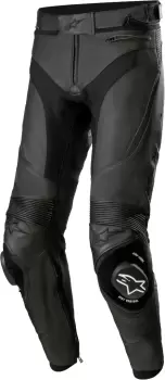 Alpinestars Missile V3 Airflow Motorcycle Leather Pants, black, Size 58, black, Size 58