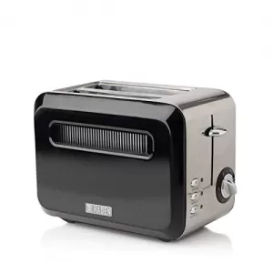 Haden Boston 2 Slice Pyramid Toaster 183521 in Black