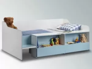 Julian Bowen Stella 3ft Single Blue and White Cabin Bed Frame