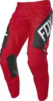 Fox 180 REVN Youth Motocross Pants, black-white-red, Size XL, black-white-red, Size XL