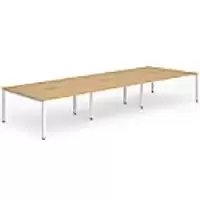 dynamic Computer Desk Evolve Plus B6P16BCHW Beech 4800 mm x 1600 mm x 730 mm