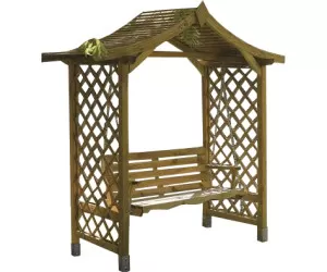 Rowlinson Dartmouth Garden Arbour Swing Seat