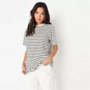 Missguided Relaxed Tshirt Stripe - Multi