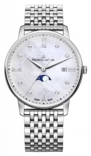 Maurice Lacroix Womens Eliros Moonphase Mother Of Pearl Watch