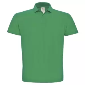 B&C ID.001 Mens Short Sleeve Polo Shirt (XS) (Kelly Green)