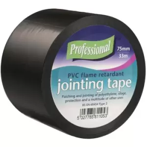 75mm x 33m Black dpc Jointing Tape - Black - Ultratape