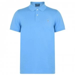 Gant Original Short Sleeve Rugger Polo Shirt - Blue 445