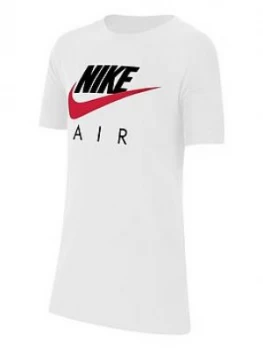 Nike Older Boys Air T-Shirt - White, Size XS, 6-8 Years