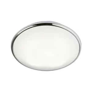 Knightsbridge 2D Bulkhead with Opal Diffuser and Chrome Base, 38W