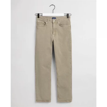 Gant Slim Crop Jeans - 329 ALOE GREEN