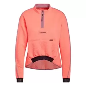 adidas Terrex Hike half Zip Fleece Womens - Pink