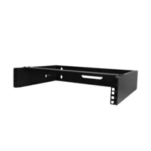 StarTech.com 2U Wall Mount Network Rack - 14In. Deep (Low Profile) - 19" Patch Panel Bracket for Shallow Server IT Equipment Network Switches - 77lbs/