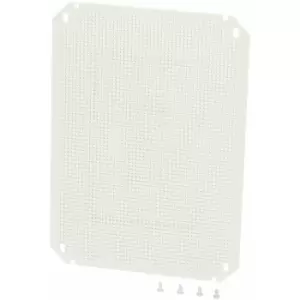 4850070 neo mpi 3222 Multiperforated plastic mounting plate 275x165x3mm - Fibox