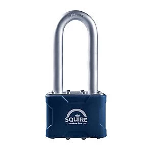 Squire Long Shackle Laminated Double 4 Pin Locking Padlock - 50mm