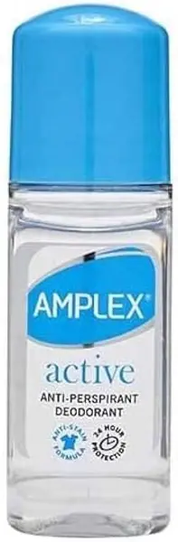 Amplex Active Anti Perspirant Roll On Deodorant 50ml