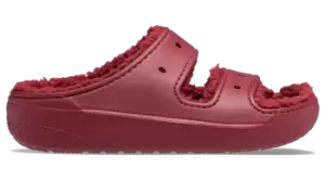 Crocs Classic Cozzzy Sandals Unisex Garnet W7/M6