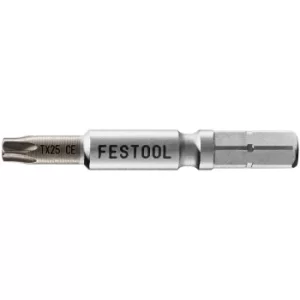 Festool Centrotec Torx Screwdriver Bits T25 50mm Pack of 2