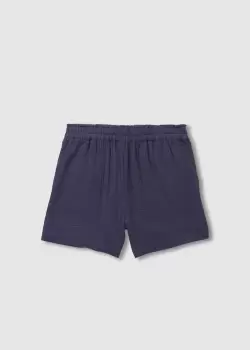 Rails Womens Leighton Cotton Shorts With Elastic Waist In Admiral Blue