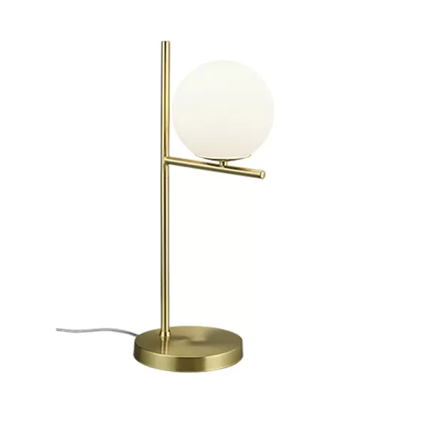 Pure Modern Globe Table Lamp Brass Matt