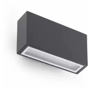 Dark gray garden wall lamp Tane