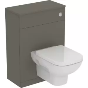 Ideal Standard i. life A Matt WC Unit and Worktop with Wall Hung Toilet and Soft Close Seat 600mm in Quartz Grey