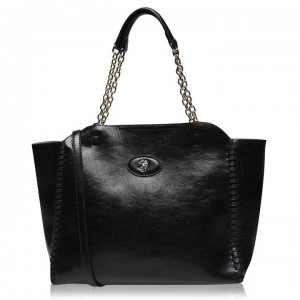 US Polo Assn Benton Large Tote Bag - BLACK 000