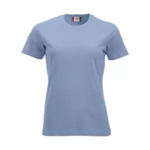 Clique Womens/Ladies New Classic T-Shirt (S) (Light Blue)