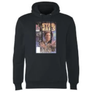 Star Wars Classic Comic Book Cover Hoodie - Black - XL