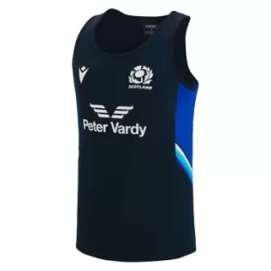 Macron Scotland 22/23 Training Singlet Mens - Blue