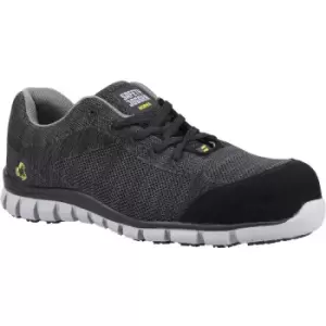 Mens Morris Safety Trainers (7 uk) (Black) - Safety Jogger