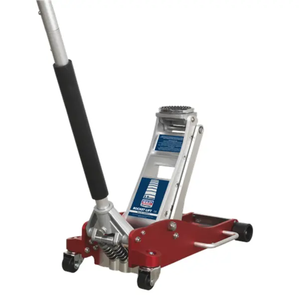 Sealey Premier Trolley Jack 2.5 Tonne Low Profile Aluminium Rocket Lift