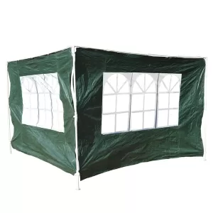 Outsunny 3x2 m Canopy Gazebo Marquee Replacement Side Panel-Green