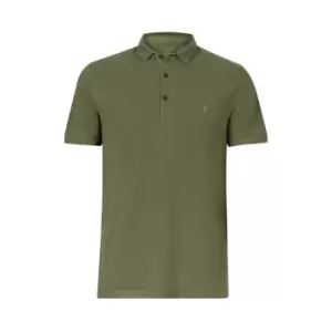 AllSaints Reform Polo Top - Green