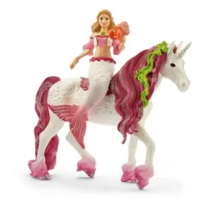 Schleich Bayala Mermaid Feya on Underwater Unicorn Toy Figures