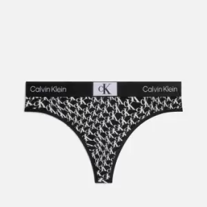 Calvin Klein Modern Stretch-Cotton Blend Jersey Thong - XS